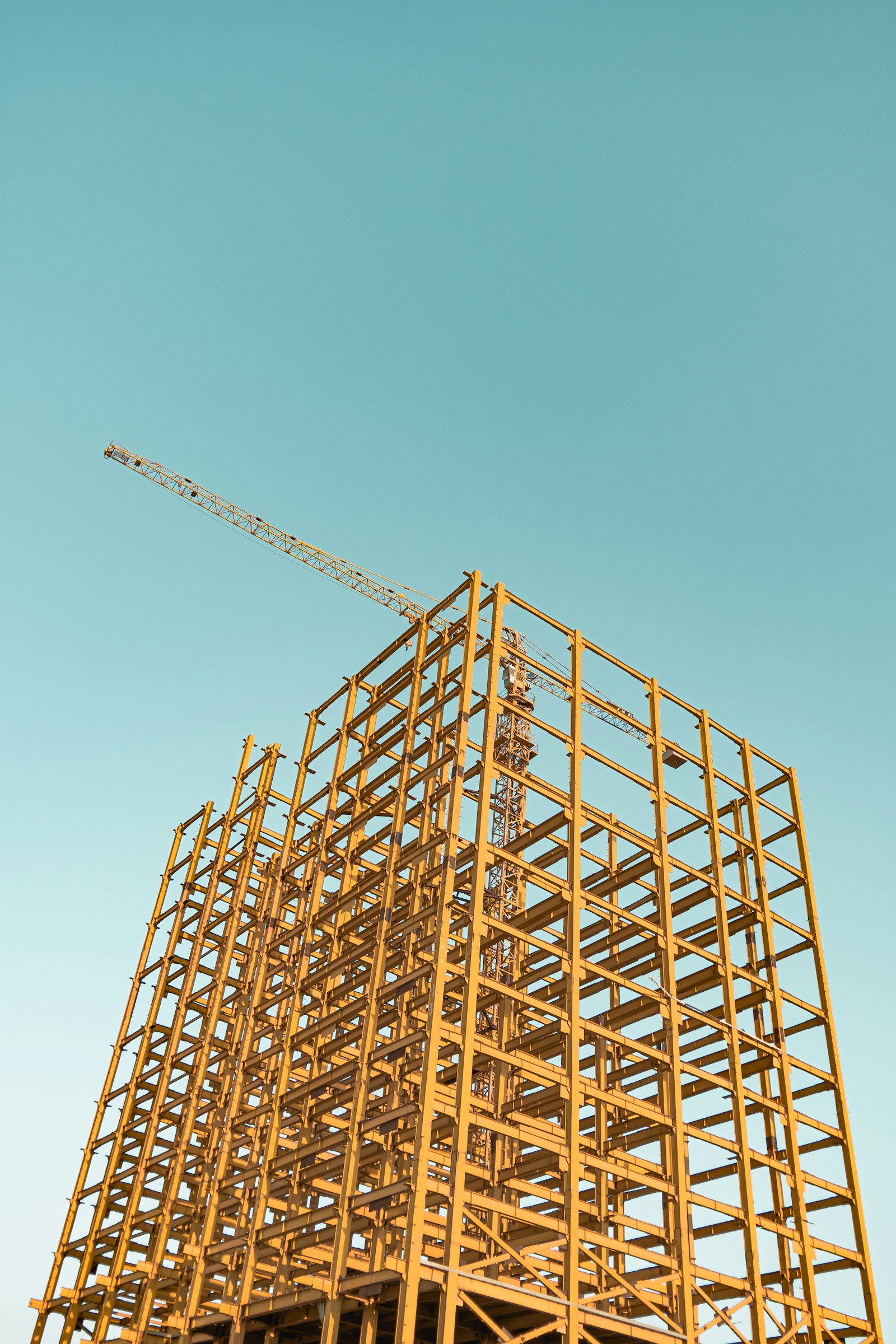 Estrutura de edifício em construção